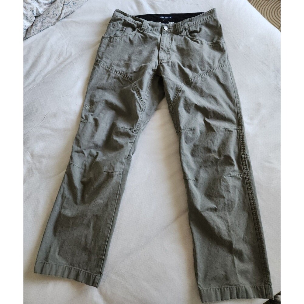 Arc'Teryx Men's Canvas Climbing Pants Size 34x32 Utility Outdoor Hiking Gorpcore